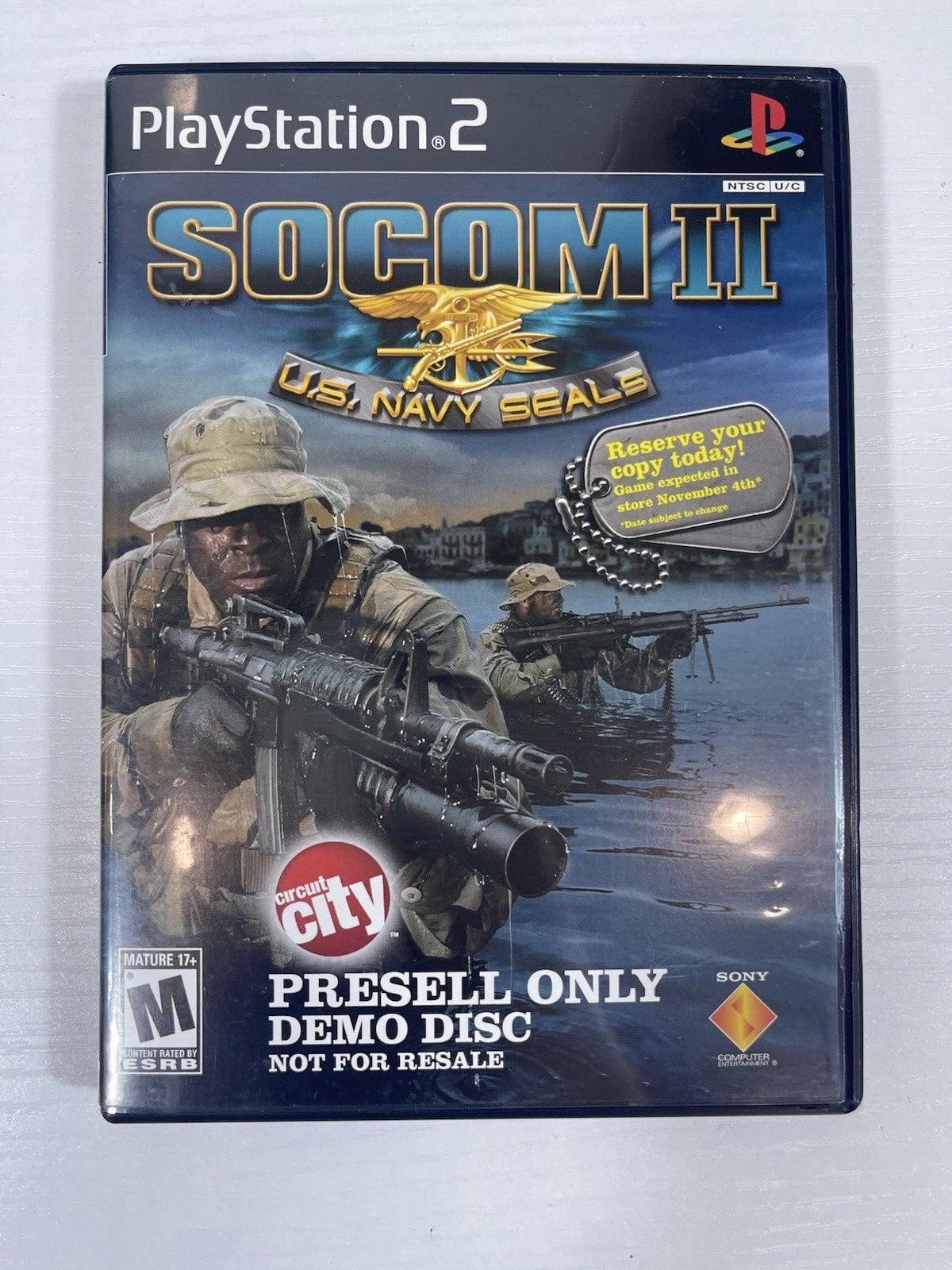 Socom 2: U.S. Navy Seals [Presell Only Demo] - PlayStation 2