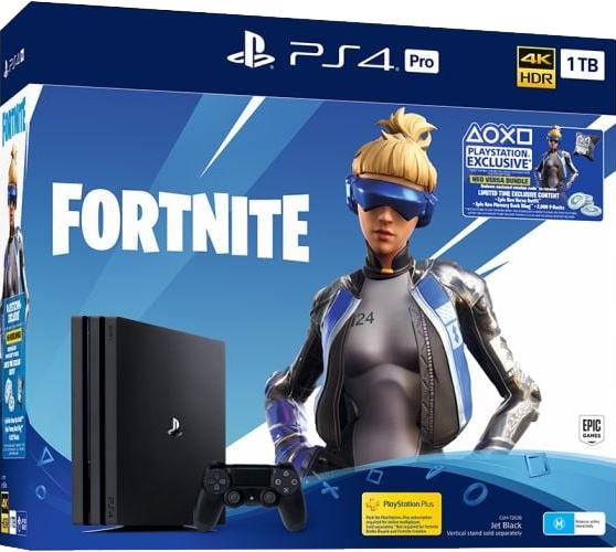 Playstation 4 Pro 1TB Fortnite Console Bundle - PAL Console [Import]