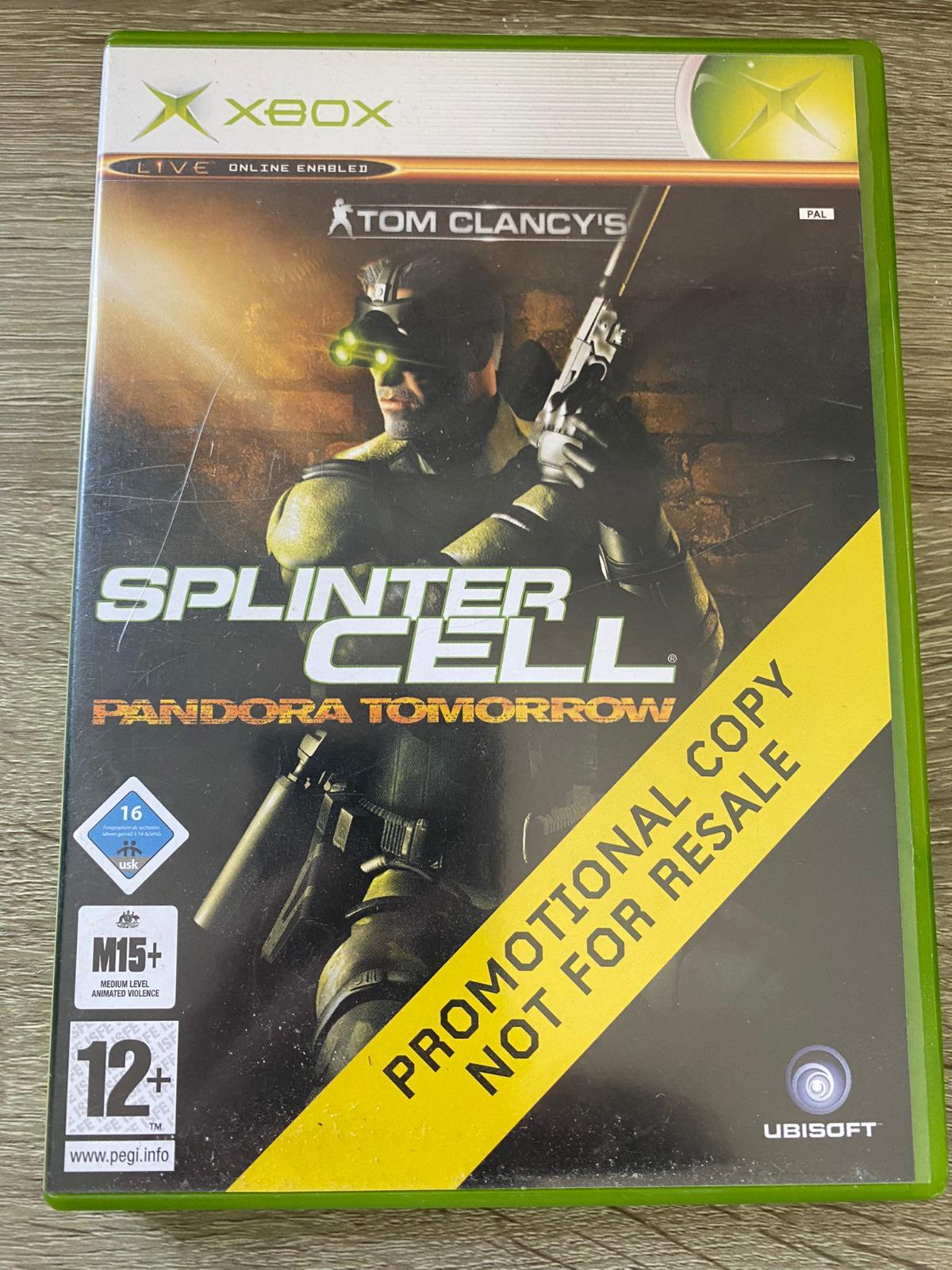 Splinter Cell: Pandora Tomorrow [Not For Resale] - PAL Xbox [Import]