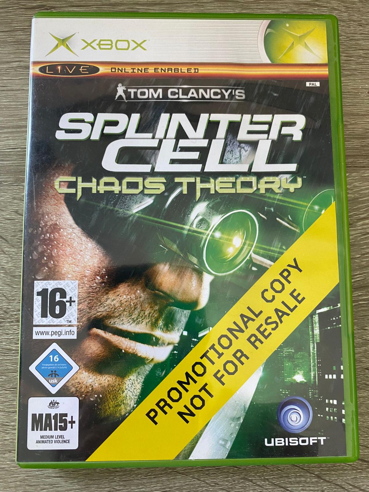 Splinter Cell: Chaos Theory [Not For Resale] - PAL Xbox [Import]