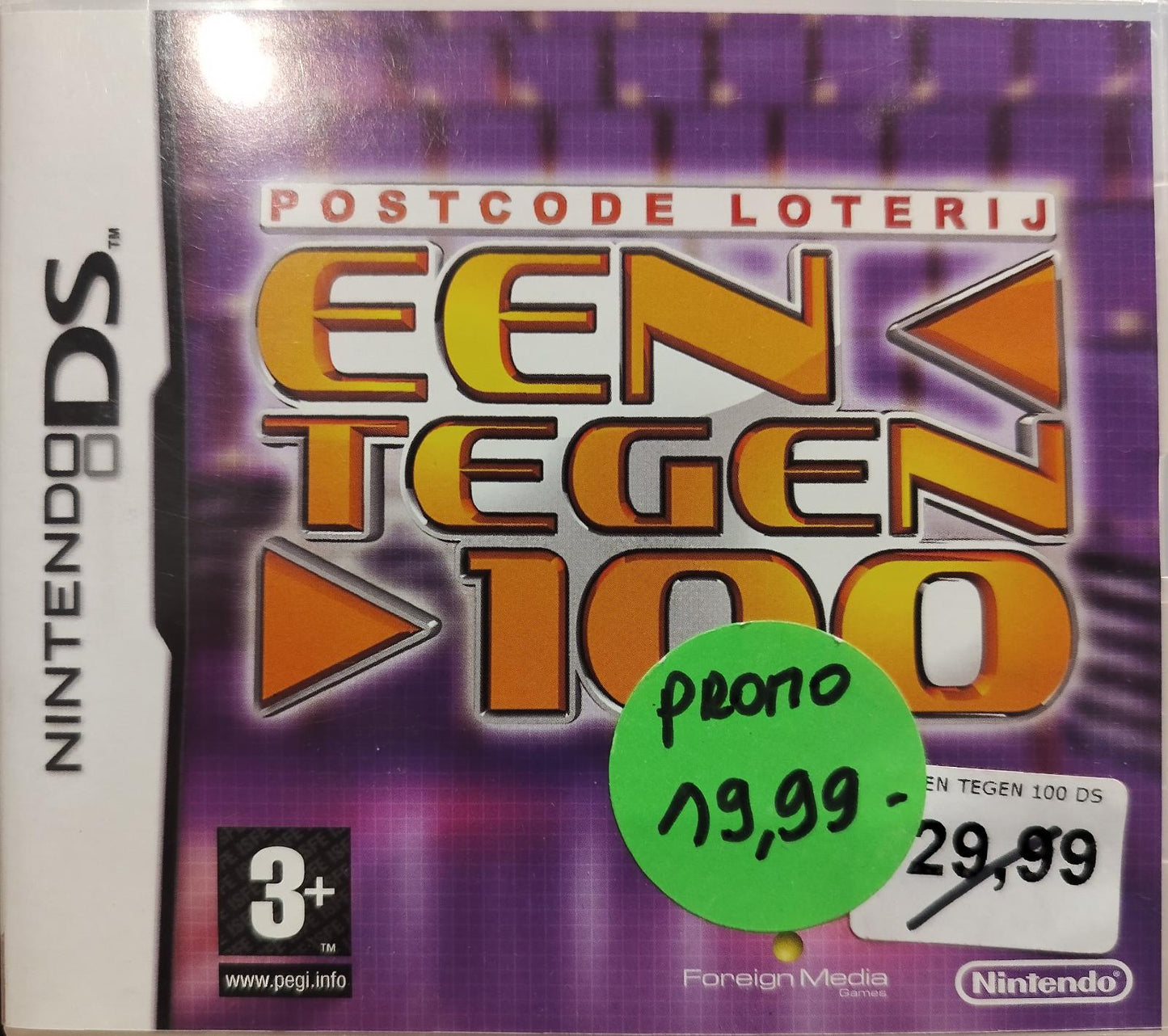 Postcode Loterij Een Tegen 100 - PAL Nintendo DS [Import]