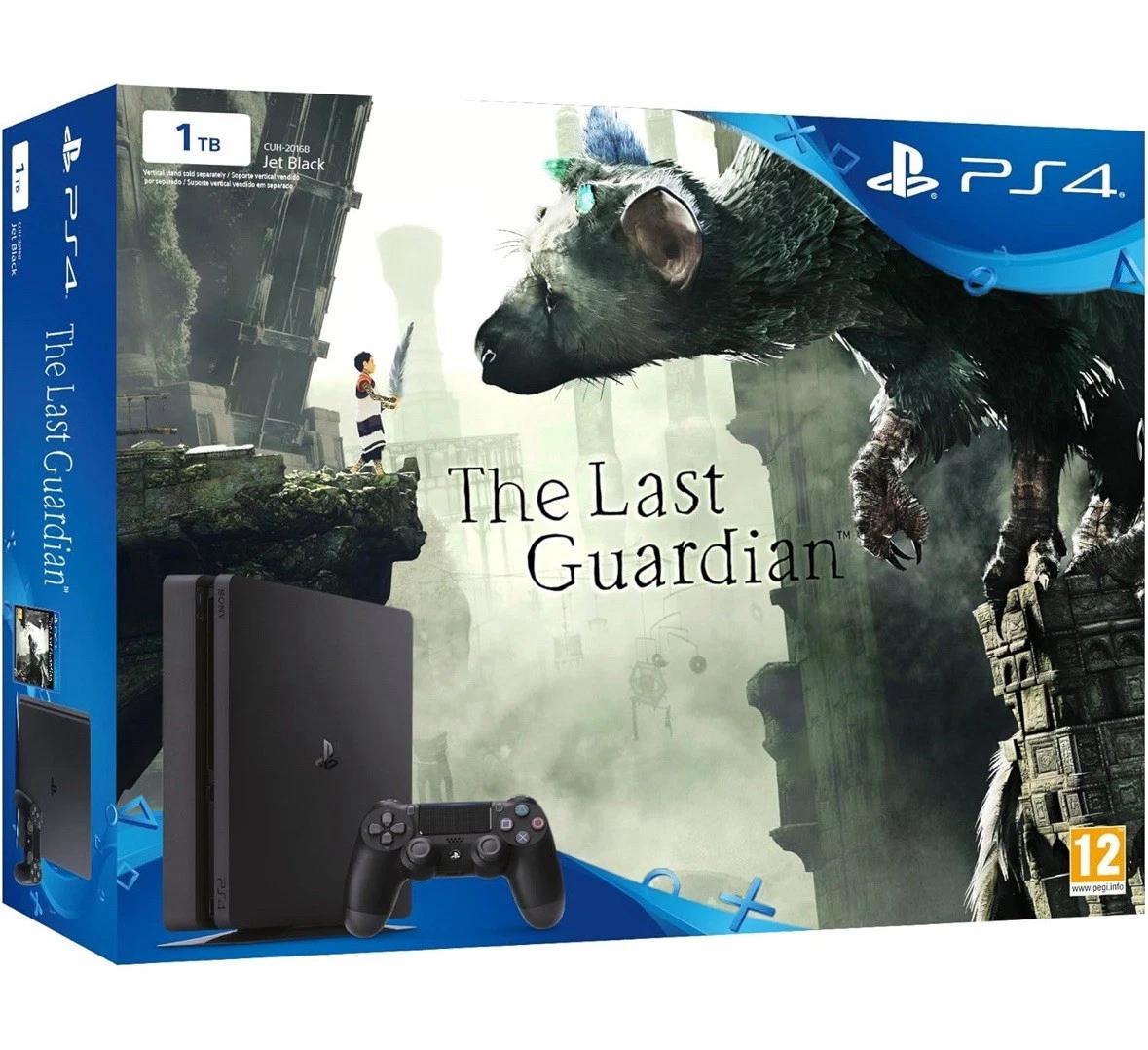 Playstation 4 Jet Black 1TB [The Last Guardian Bundle] - PAL Console [Import]