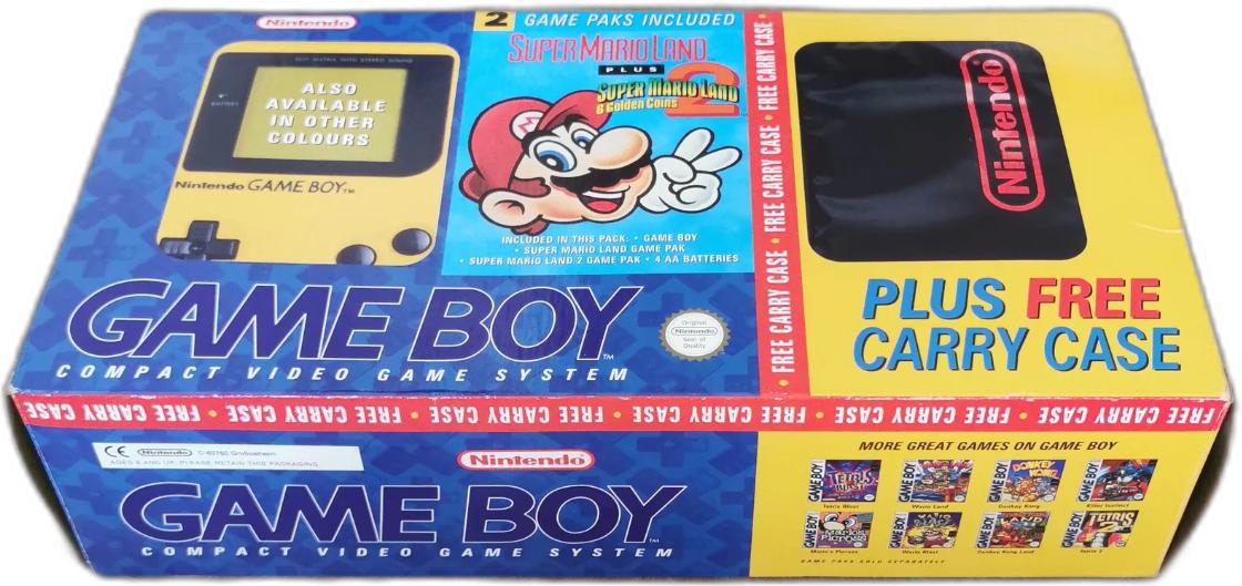 Nintendo Gameboy [Super Mario Land 1+2 And Carry Case Bundle] - Game Boy