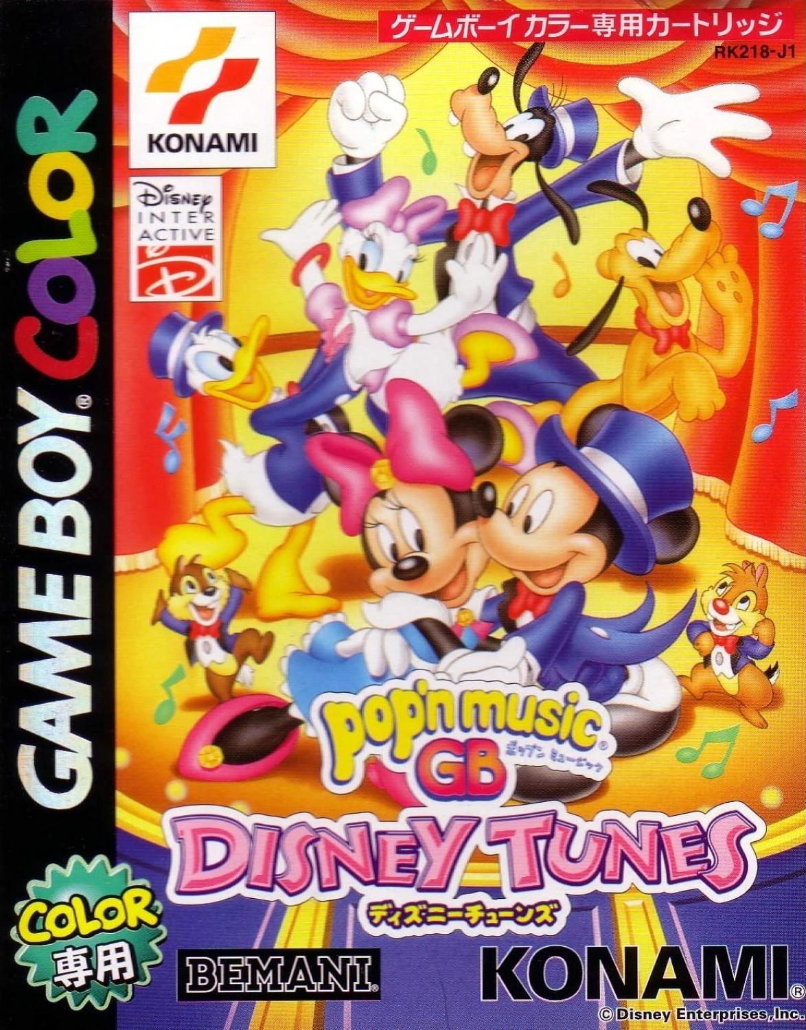 Pop'N Music GB Disney Tunes - JP Game Boy Color [Import]