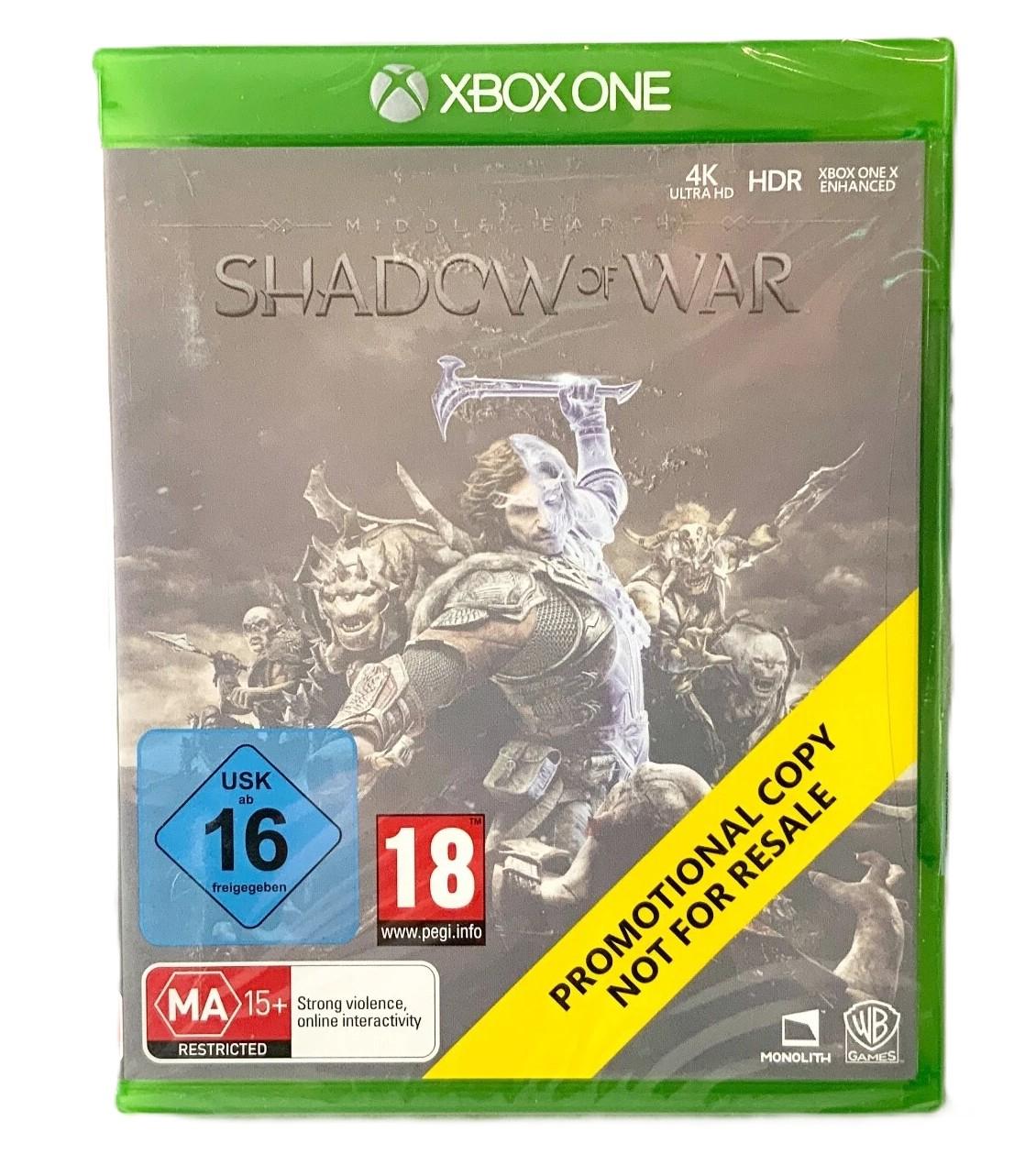 Middle-Earth: Shadow Of War [Not For Resale] - PAL Xbox One [Import]