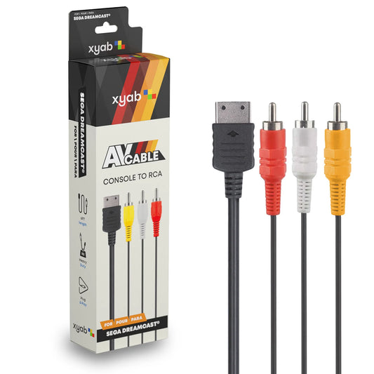 Audio/Video (AV) Cable for Sega Dreamcast (NEW) - Sega Accessories