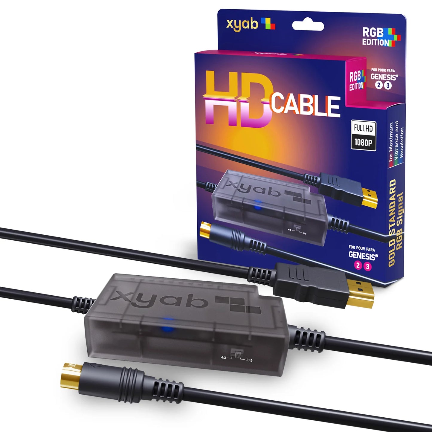 Sega Genesis HDMI Adapter Cable - XYAB (NEW) - Sega Accessories