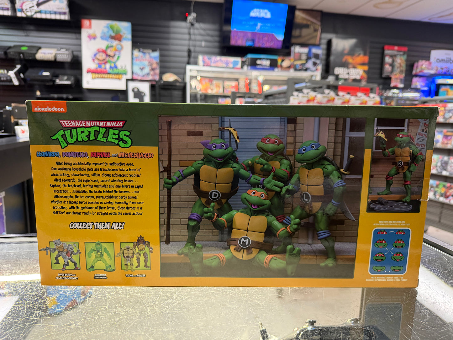 NECA Teenage Mutant Ninja Turtles Haulathon Action Figure 4 Pack - Toys