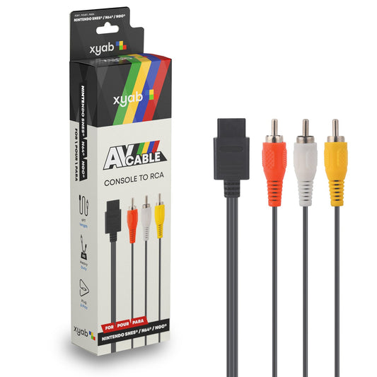 Audio / Video Cables (GameCube, SNES, Nintendo 64) (New) - Nintendo Accessories