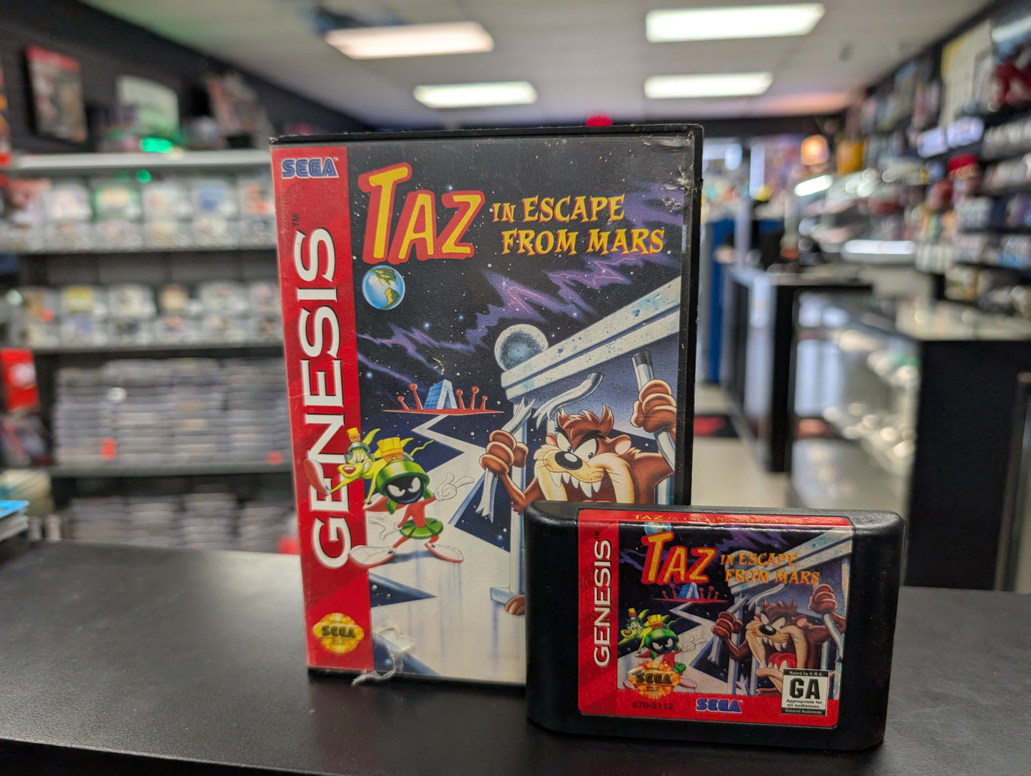 Taz in Escape from Mars - Genesis