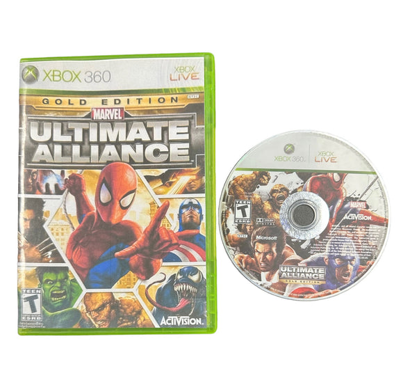 Marvel Ultimate Alliance Gold Xbox 360 [Printed Cover] *Pre-Owned*