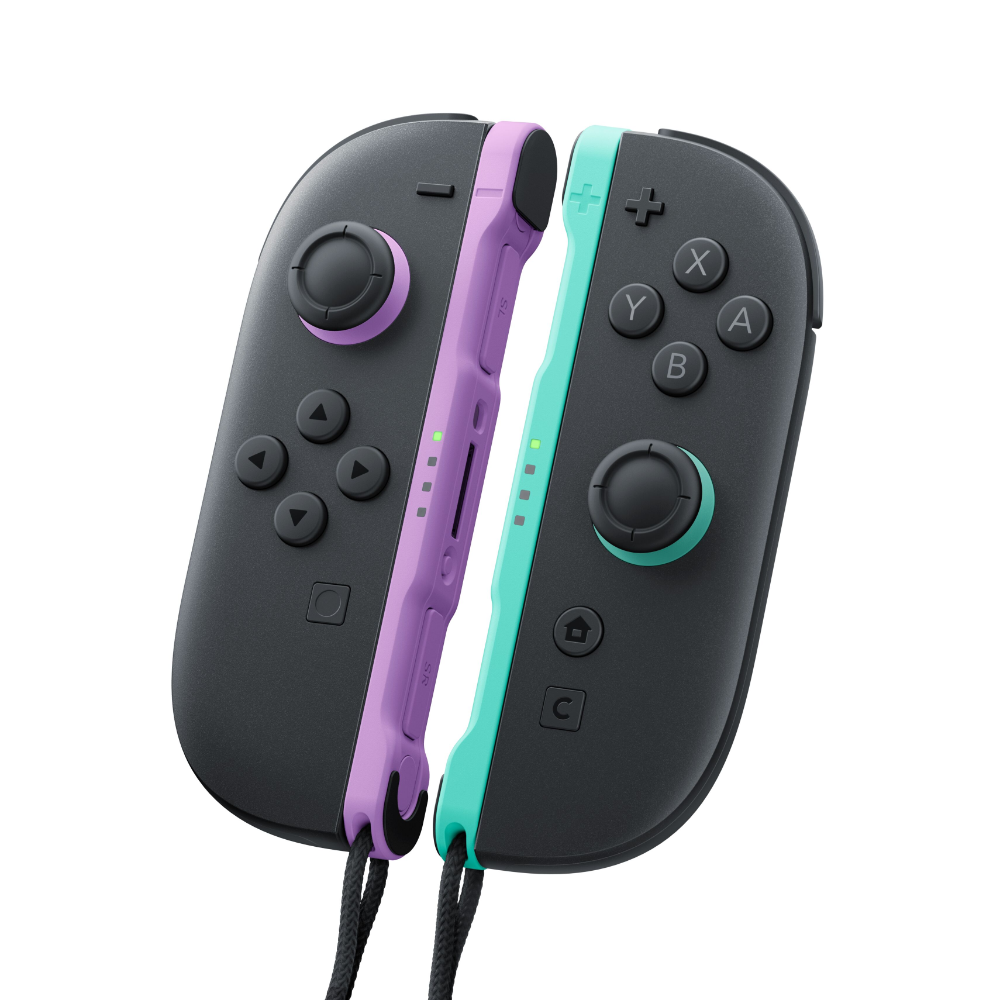 Switch 2 Joy-Con 2 (L)/(R): Light Purple / Light Green (New) - Nintendo Accessories