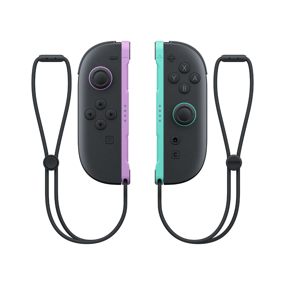 Switch 2 Joy-Con 2 (L)/(R): Light Purple / Light Green (New) - Nintendo Accessories