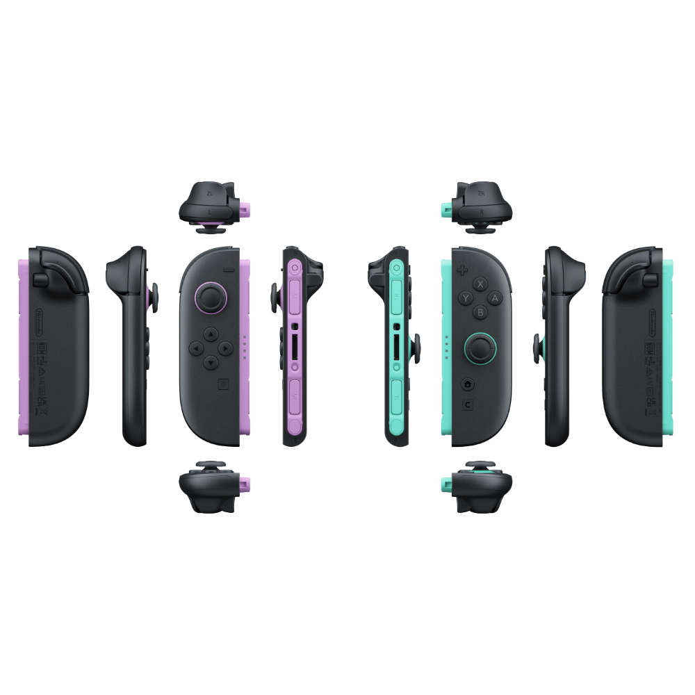 Switch 2 Joy-Con 2 (L)/(R): Light Purple / Light Green (New) - Nintendo Accessories