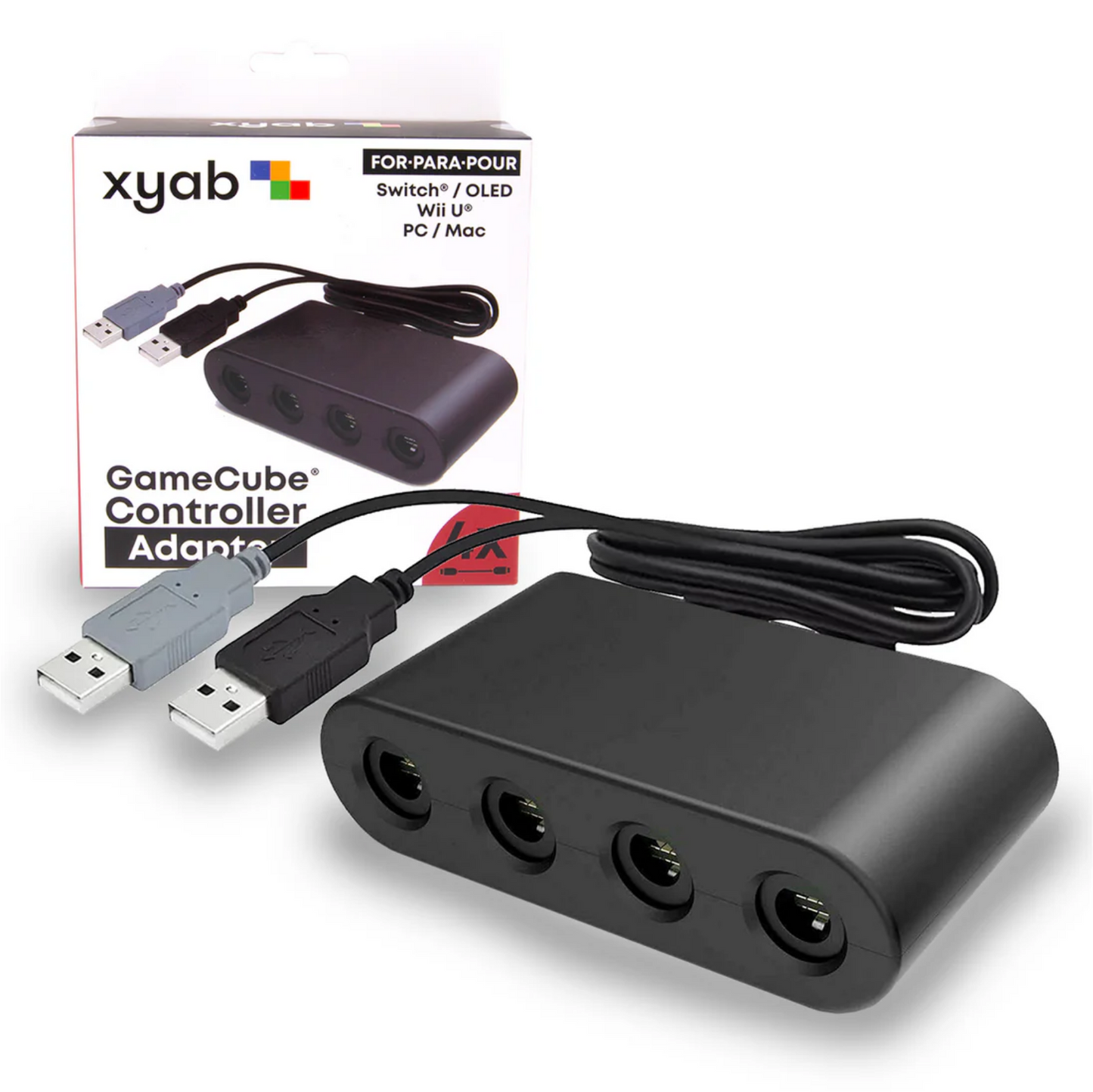 Nintendo Switch 4-Port GameCube Controller Adapter (NEW) - Nintendo Accessories
