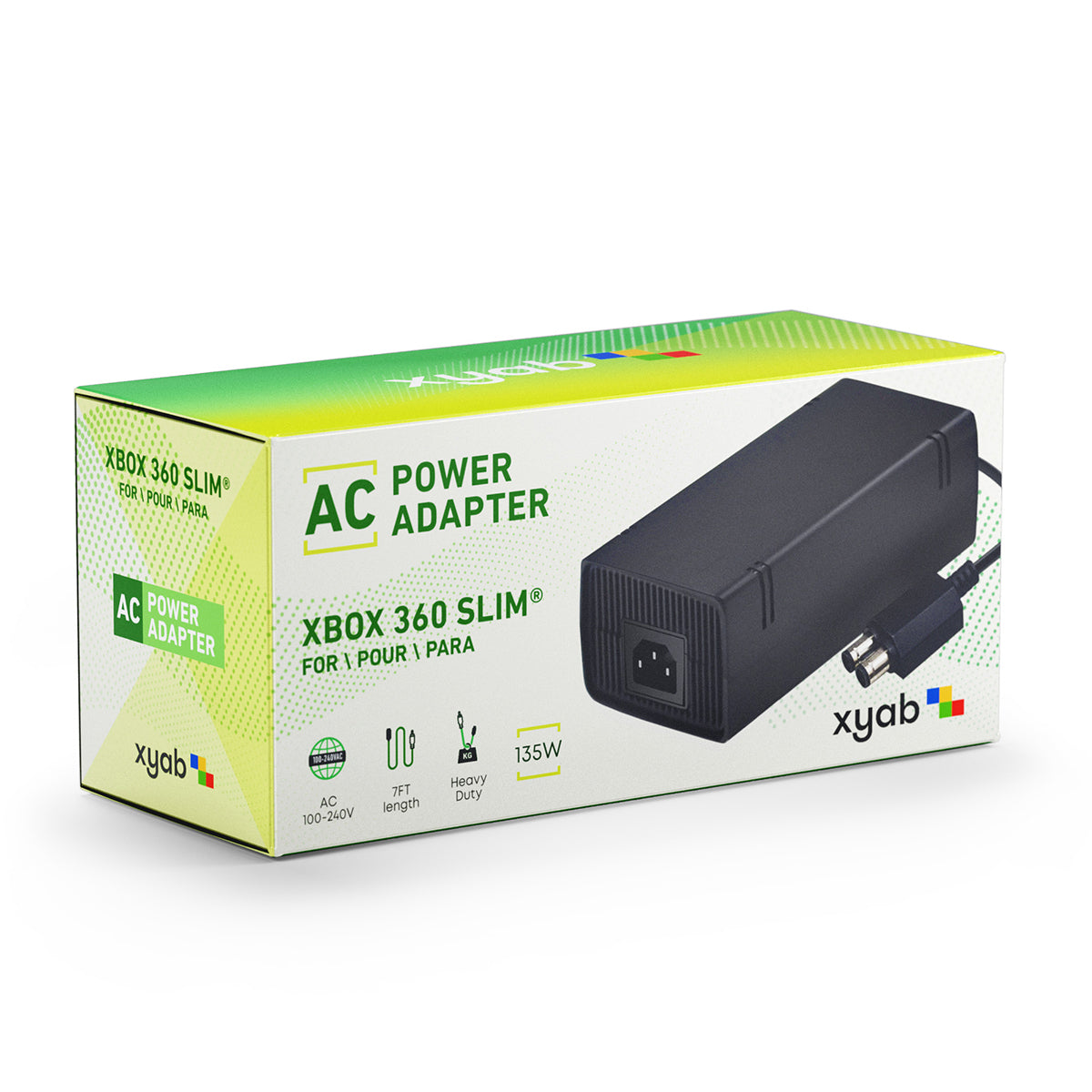 AC Adapter For Xbox 360 Slim (NEW) - XBOX Accessories