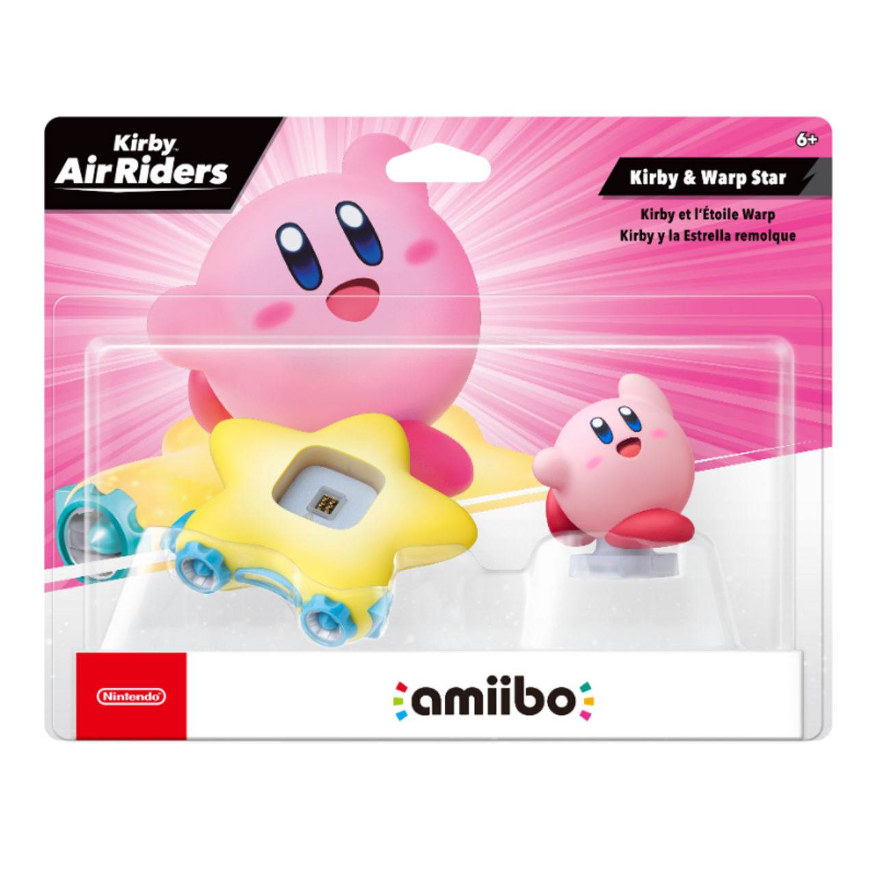 Kirby Air Rider Series - Kirby & Warp Star (New) - Amiibo