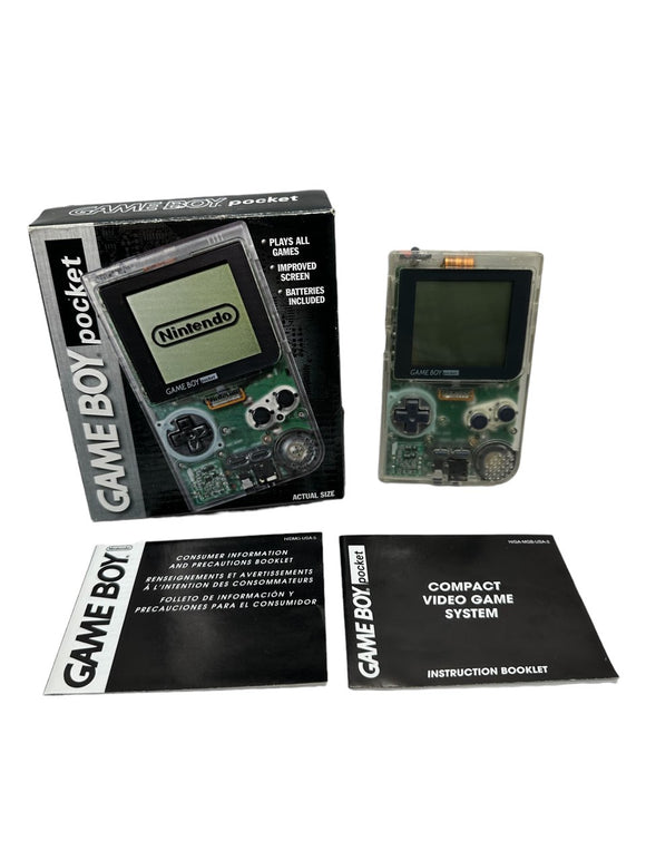 Gameboy Pocket [Clear] [In Box] *Pre-Owned*