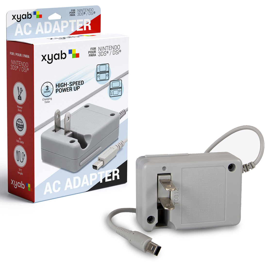 AC Adapter for 3DS, 3DSXL, NEW 3DSXL, DSI, DSIXL, 2DS, NEW 2DS (NEW) - Nintendo Accessories