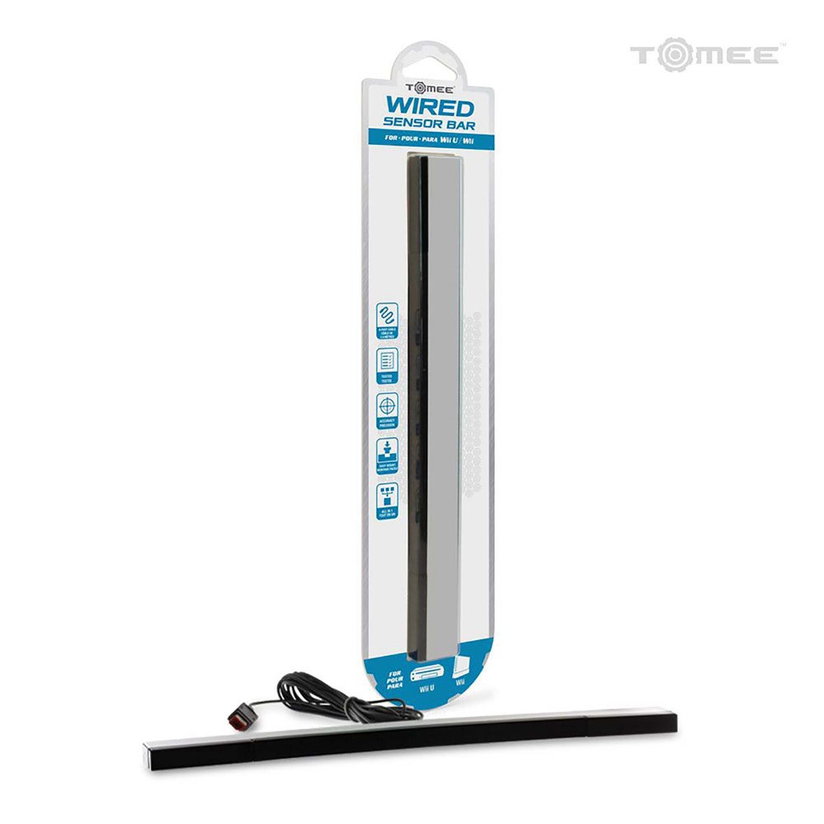 Wired Sensor Bar for Wii & WiiU (New) - Nintendo Accessories
