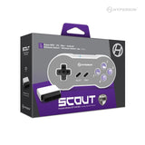 Scout Premium Bluetooth Controller For Super NES - Gray [Hyperkin] *New*