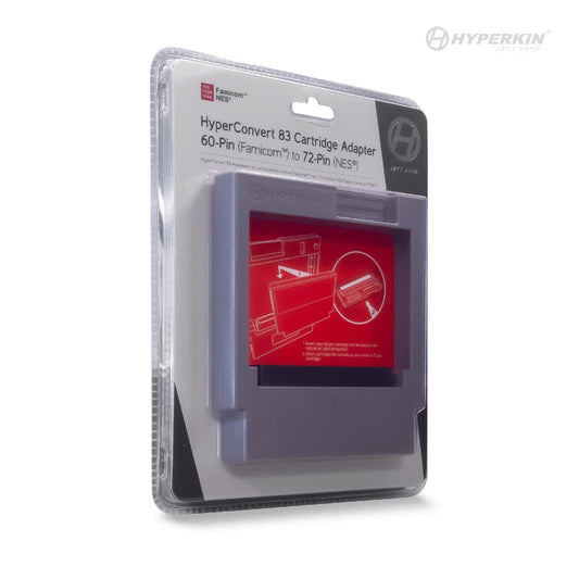 HyperConvert 83 - 60-Pin (Famicom®) to 72-Pin (NES®) Cartridge Adapter (New) - Nintendo Accessories