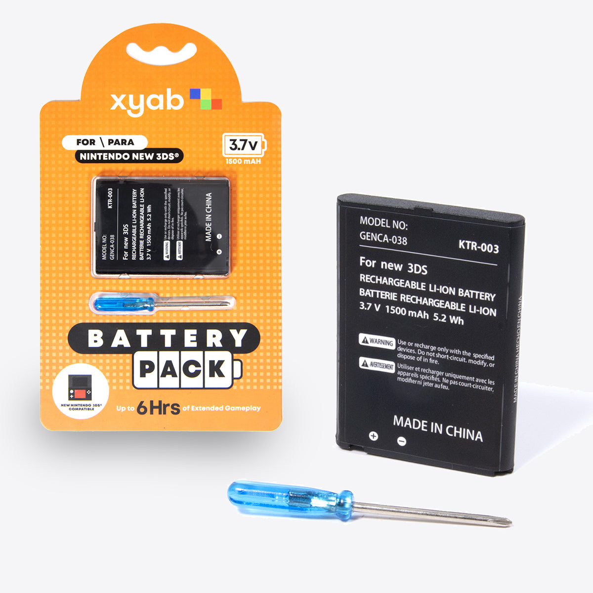 Rechargeable Battery Pack for "NEW" Nintendo 3ds (New) - Nintendo Accessories