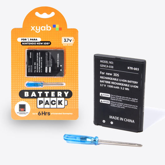 Rechargeable Battery Pack for "NEW" Nintendo 3ds (New) - Nintendo Accessories