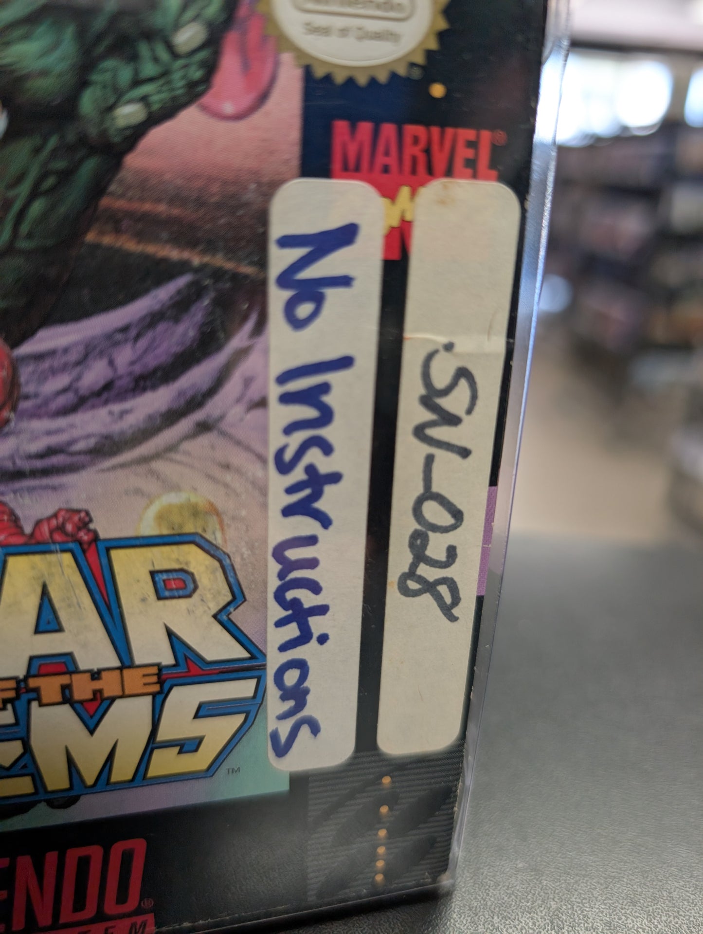 Marvel Super Heroes in War of the Gems - SNES