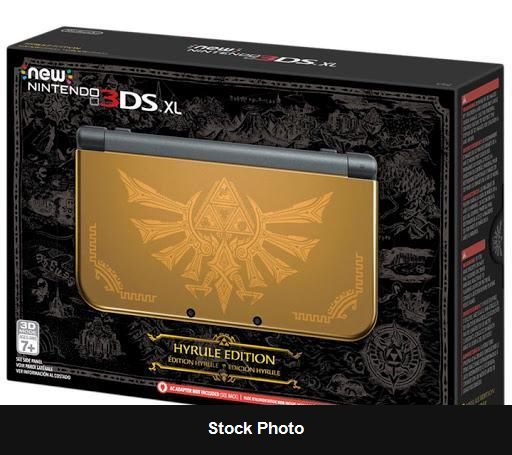 New Nintendo 3DS XL Hyrule Edition - Console