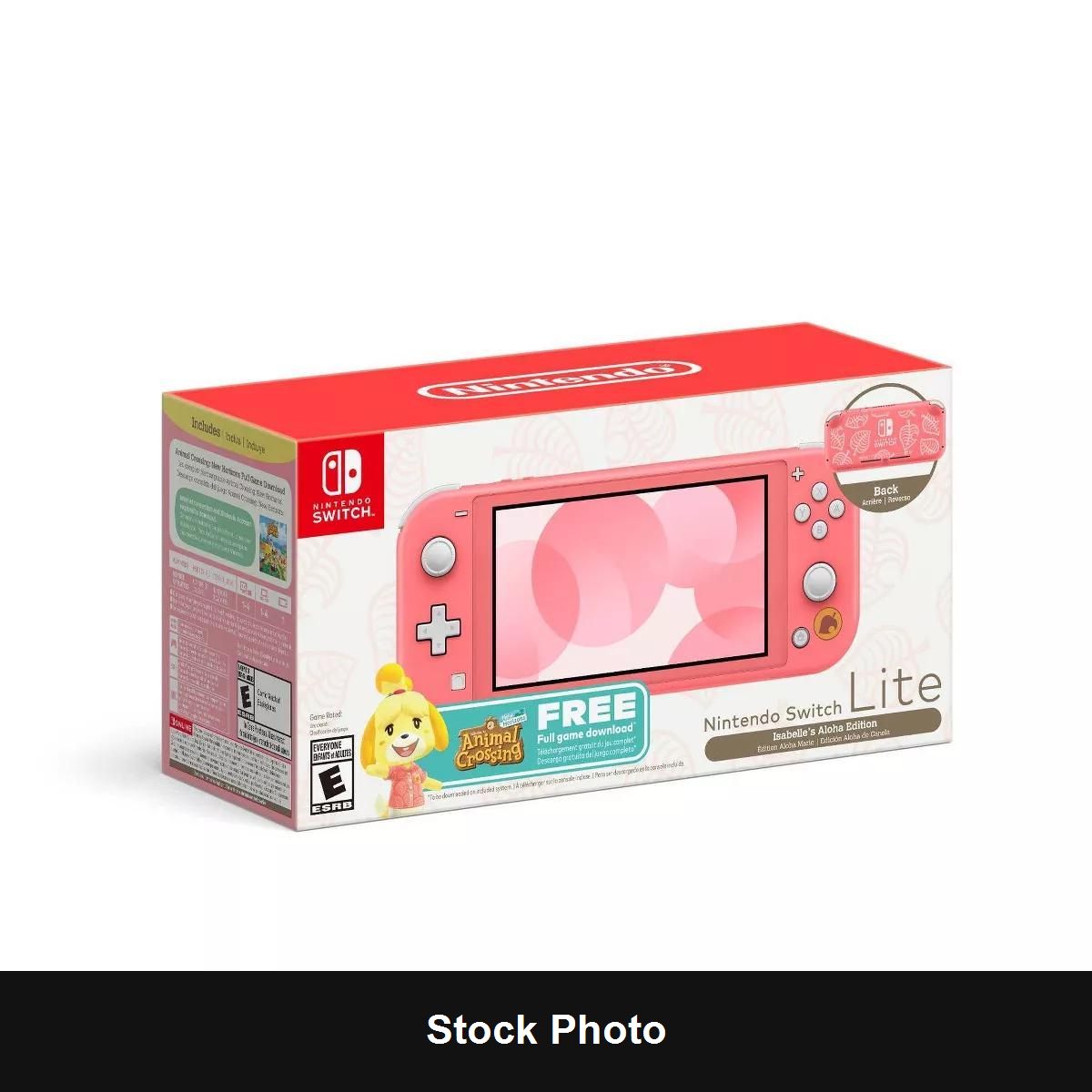 Nintendo Switch Lite  [Animal Crossing: New Horizons Isabelle's Aloha Edition] - Console