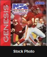 NFL Football '94 Starring Joe Montana - Sega Genesis