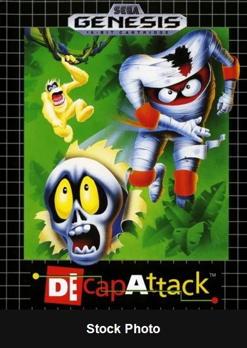 Decap Attack - Sega Genesis