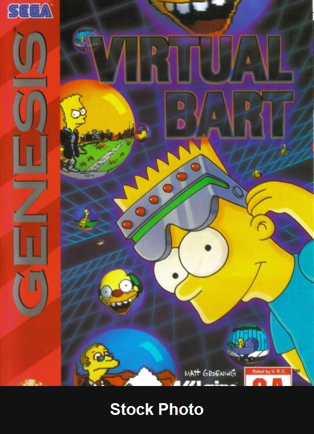 Virtual Bart - Sega Genesis