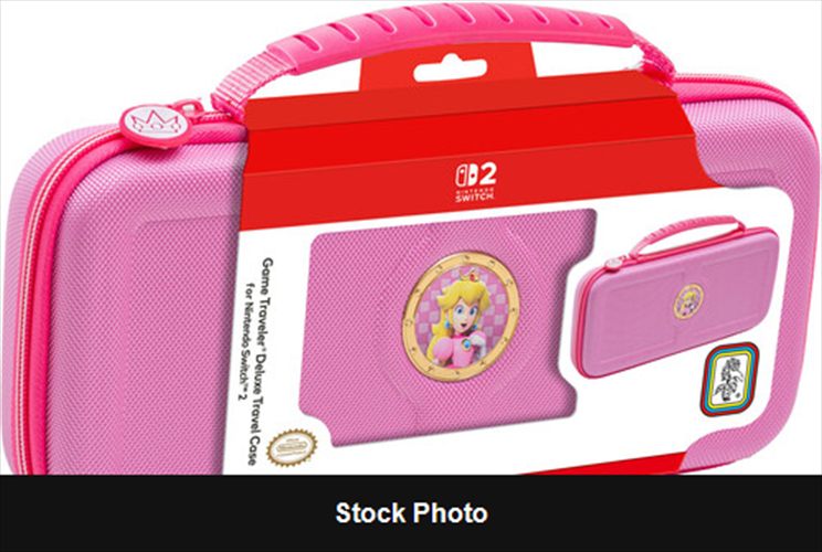 Game Traveler Deluxe Case for Switch 2: Princess Peach (New) - Nintendo Accessories