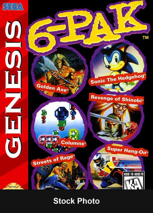 6-Pak - Sega Genesis