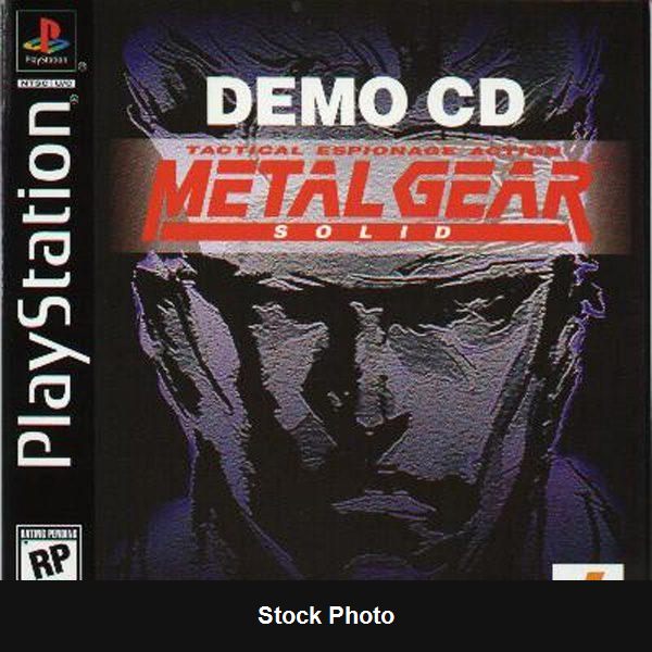 Metal Gear Solid Demo CD - PlayStation