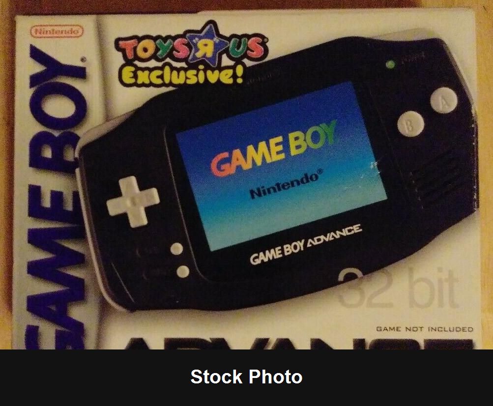 Black Gameboy Advance System - Game Boy Advance