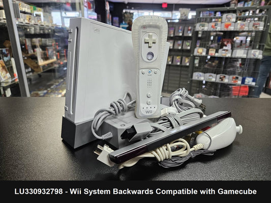 White Nintendo Wii System - Console