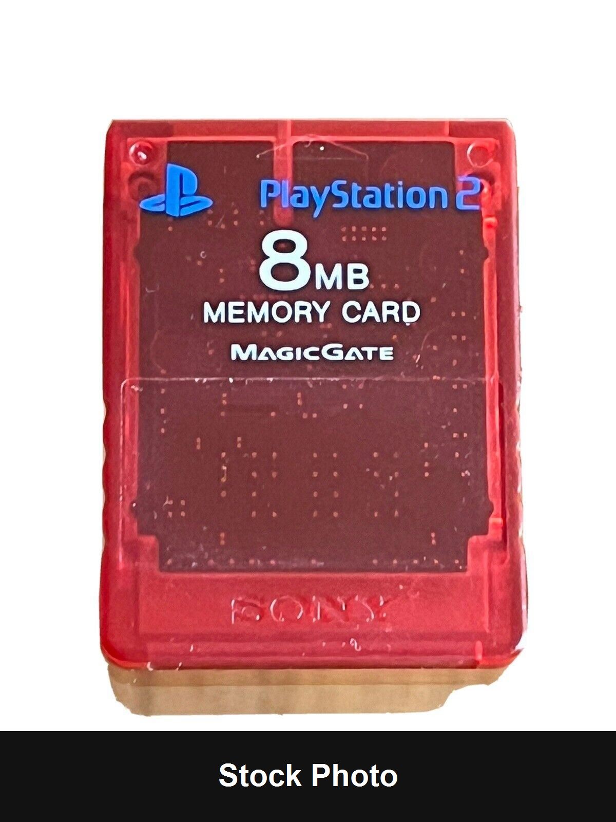 8MB Memory Card [Red] (PlayStation 2) - PlayStation Accessories