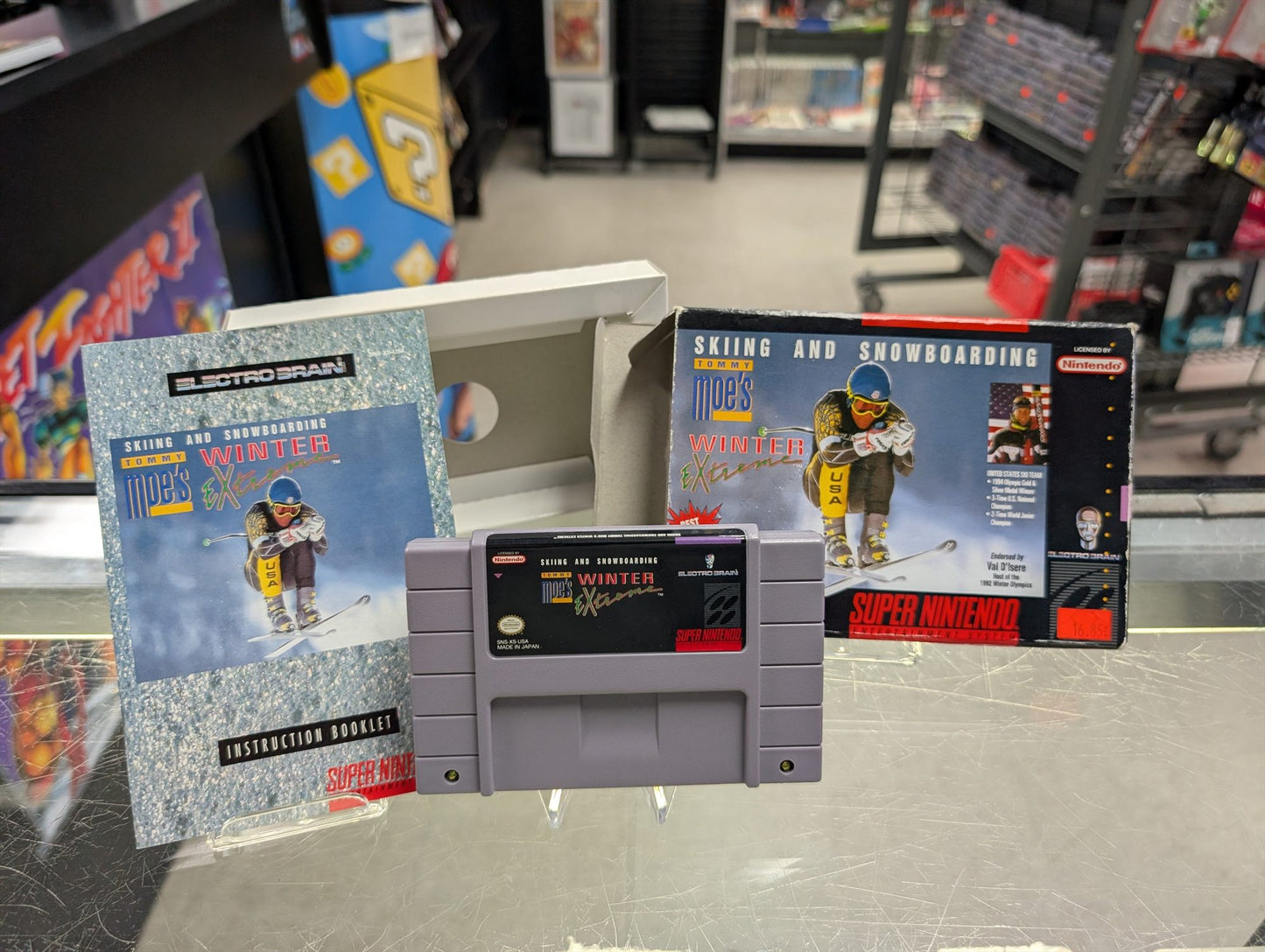 Skiing & Snowboarding: Tommy Moe's Winter Extreme - Super Nintendo