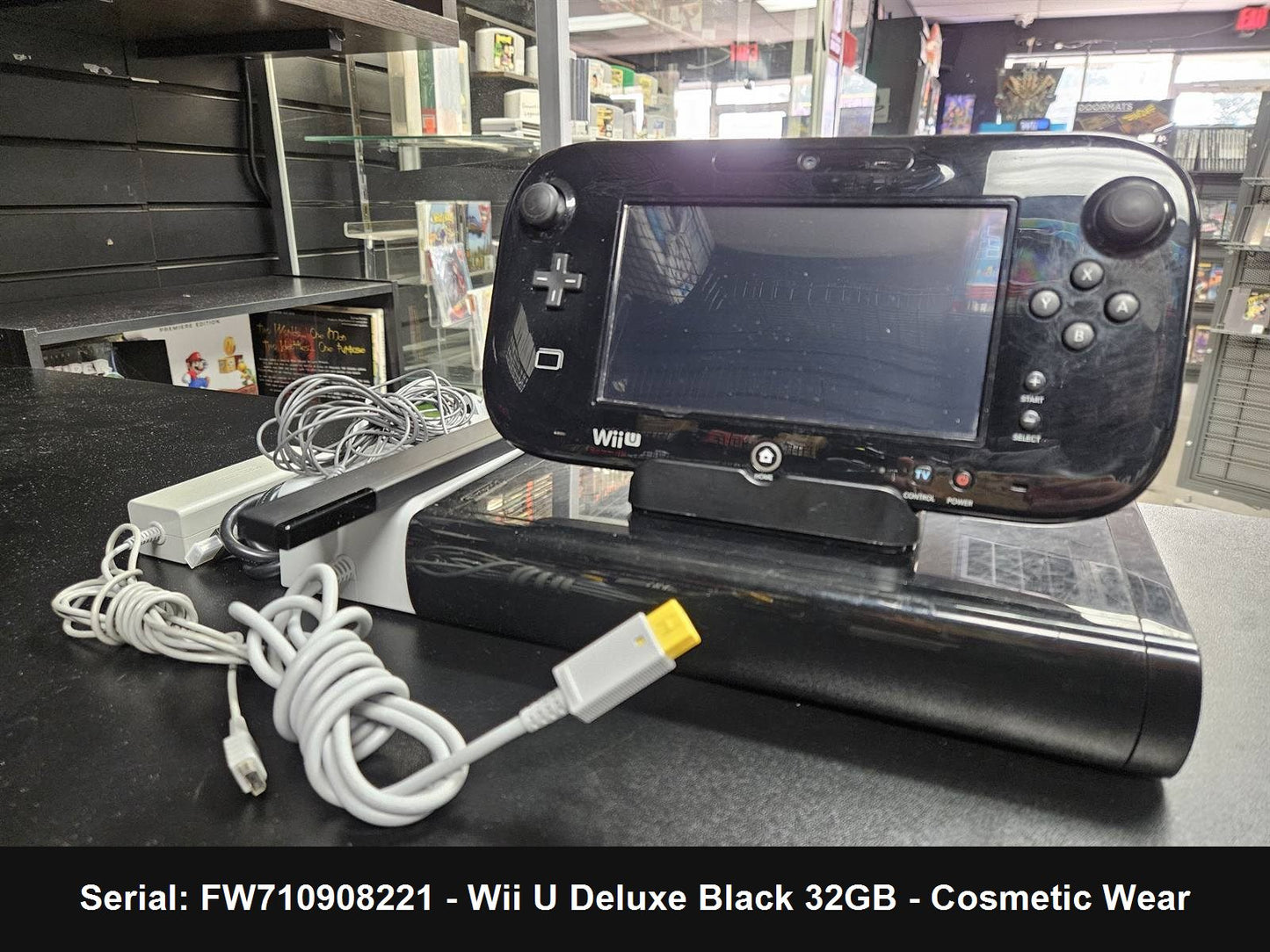 Wii U Console Deluxe Black 32GB - Console