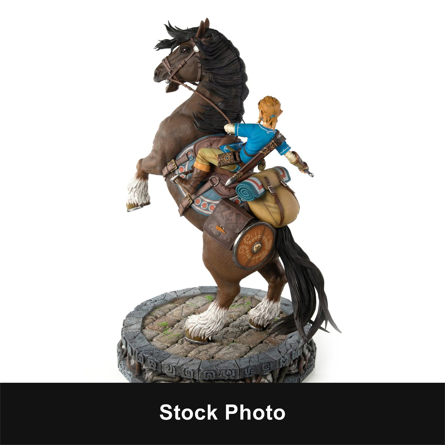Breath of the Wild: Link On Horseback 22" Premium Resin Statue (New) - Special Order