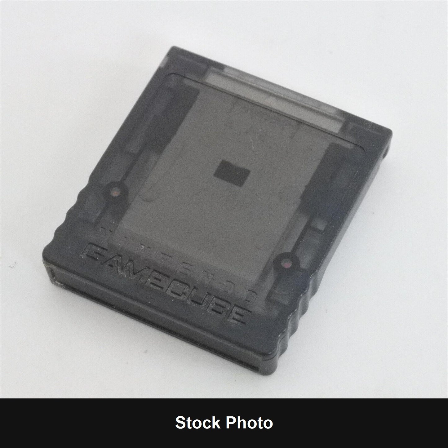 59 Block Memory Card [Clear Black] (Gamecube) - Nintendo Accessories