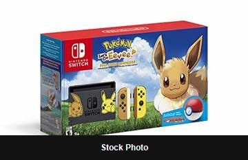 Nintendo Switch Pokemon: Let's Go Eevee Edition - Console