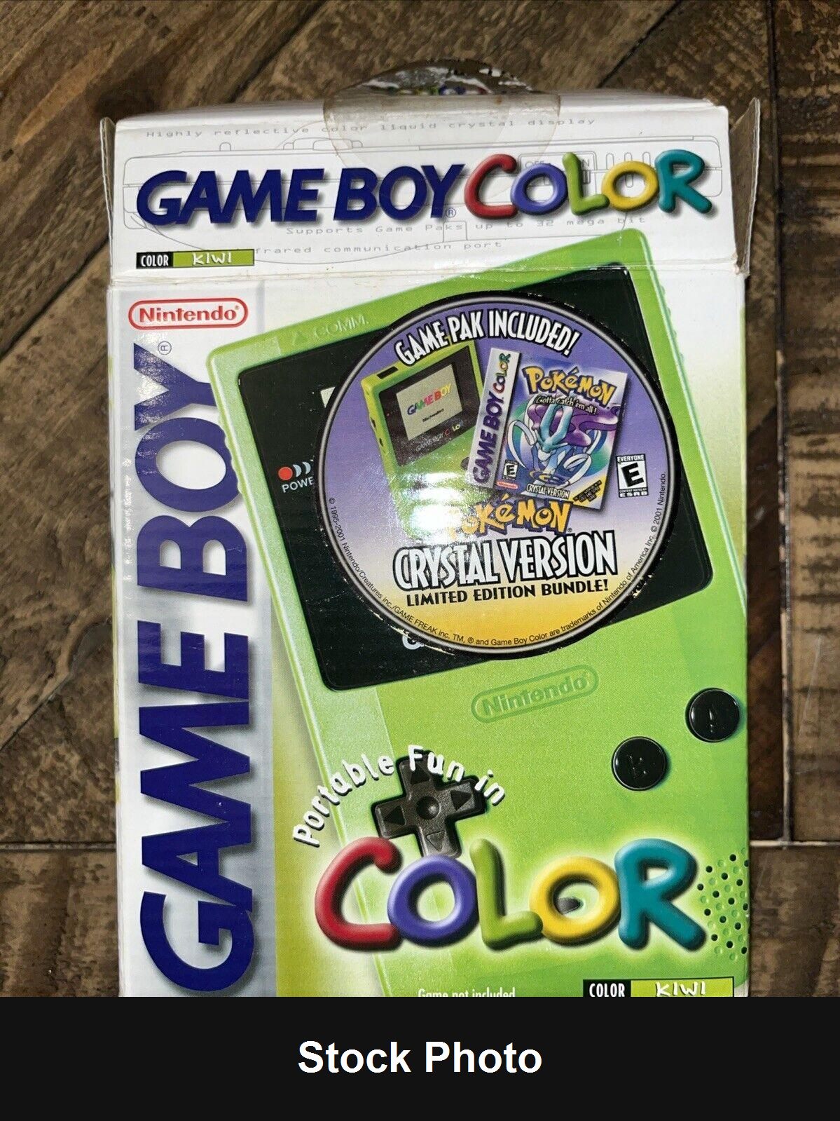 Game Boy Color Kiwi Pokemon Crystal Limited - Console