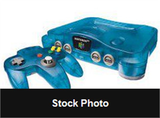 Funtastic Ice Blue Nintendo 64 System - N64