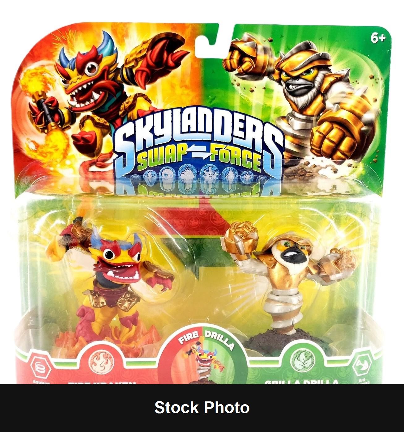 Skylanders Swap Force: Double Pack [Fire Kraken & Grilla Drilla] (Skylanders) - Skylanders Accessories