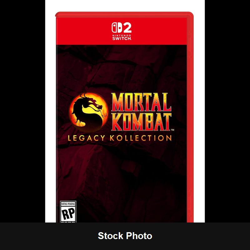 Mortal Kombat Legacy Kollection: Day One Edition (New) - Nintendo Switch 2