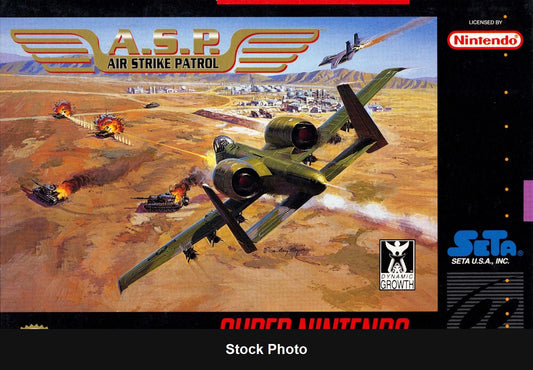 A.S.P. Air Strike Patrol - Super Nintendo